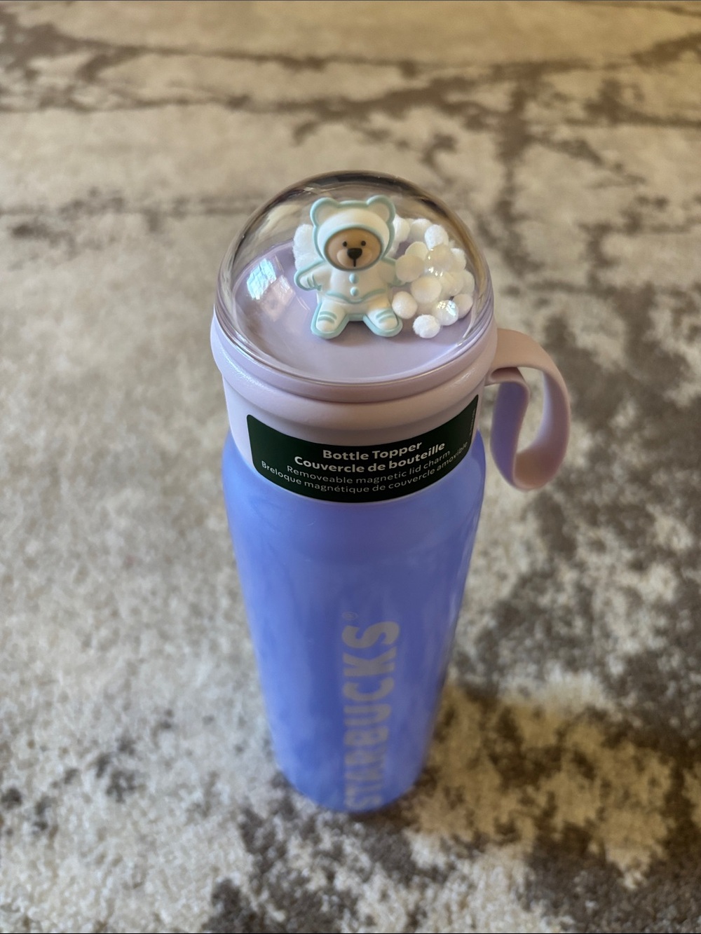 Starbucks -2025 Holiday Bear Snow Globe Water Bottle!!